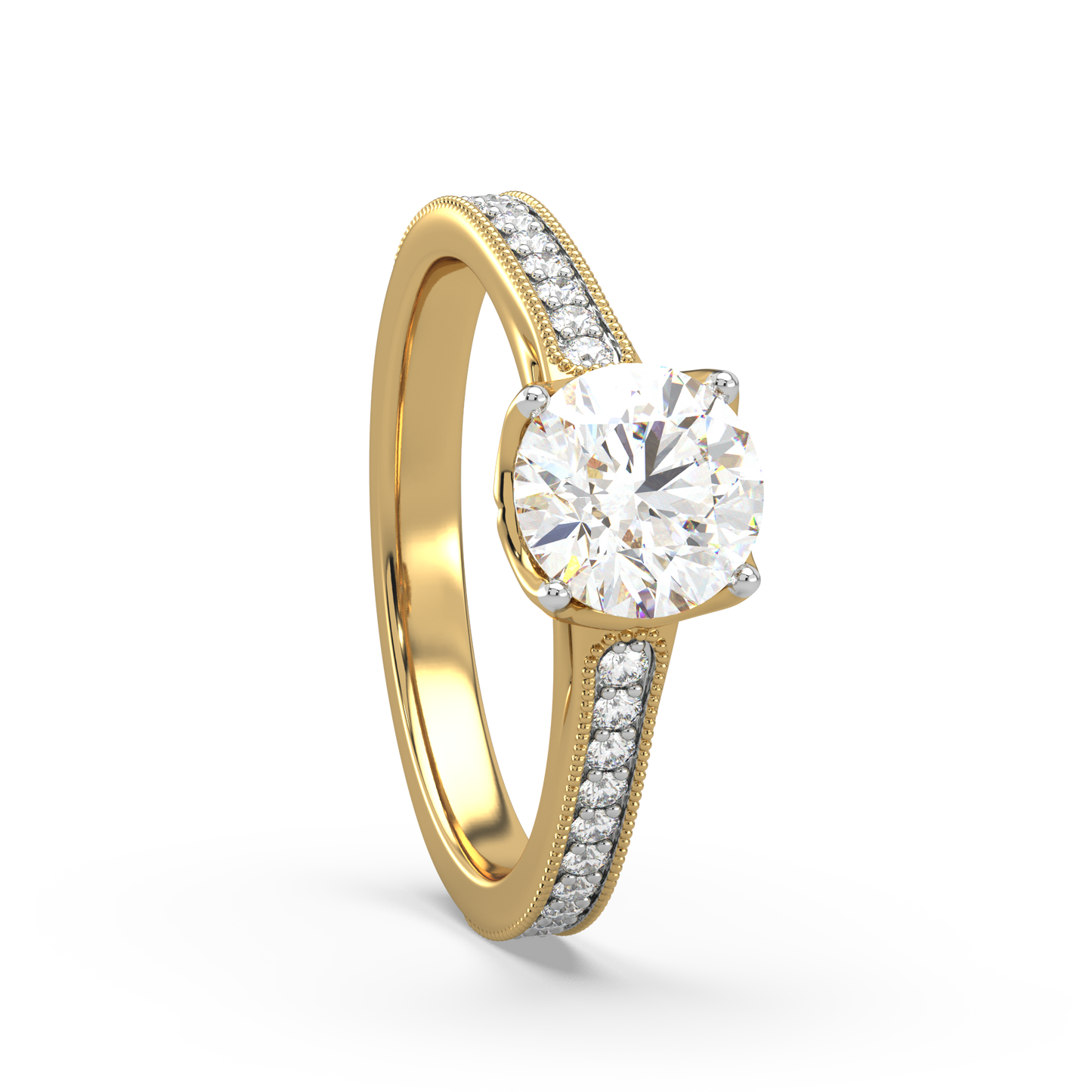 Irisa Solitaire Diamond Ring