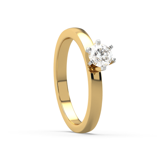 Zinaida Solitaire Diamond Ring