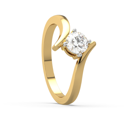 Amalia Diamond Solitaire Ring