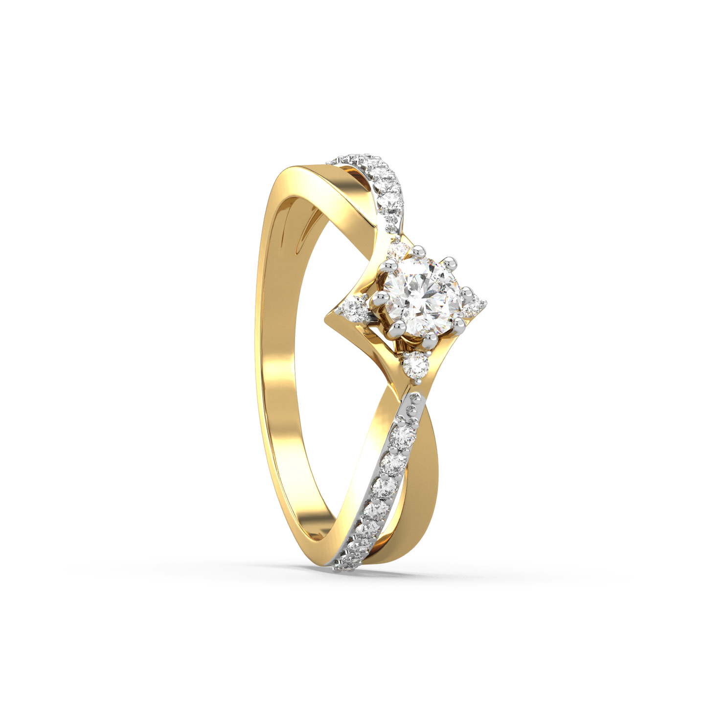 DIVAA Solitaire Diamond Rings For Her