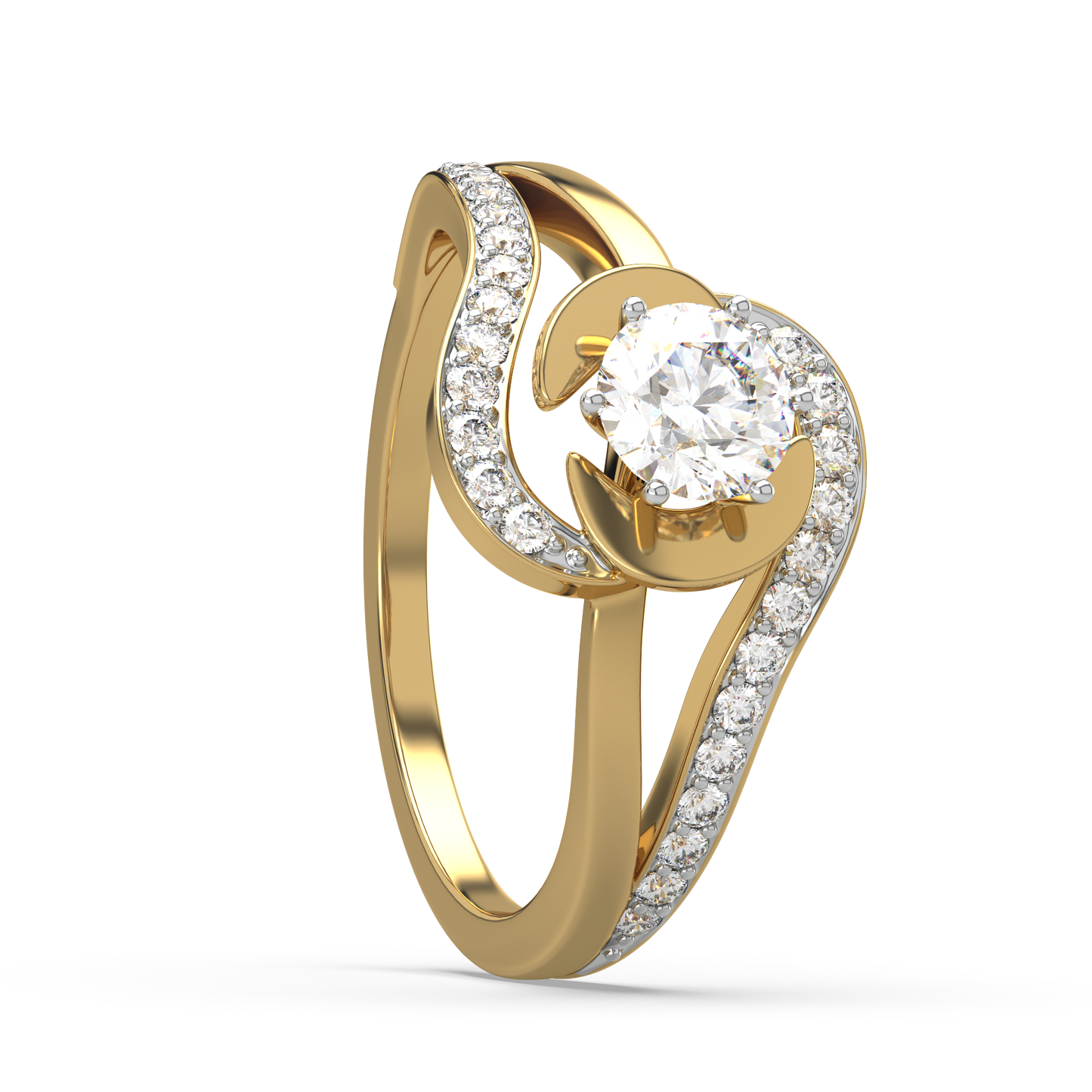 DIVAA Solitaire Diamond Rings For Her