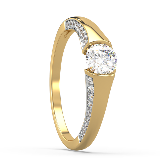 DIVAA Solitaire Diamond Rings For Her