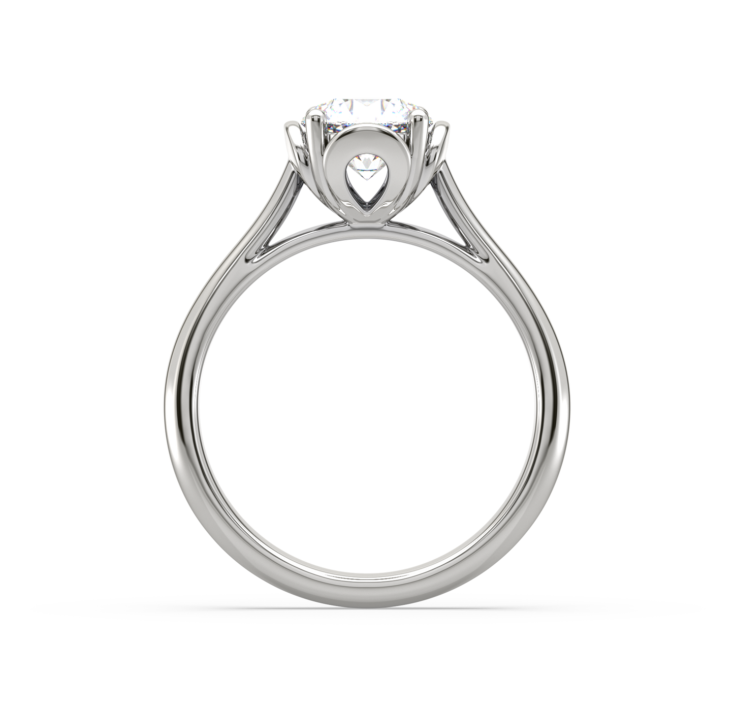 Diamond Ring for her in White Gold DRG22532