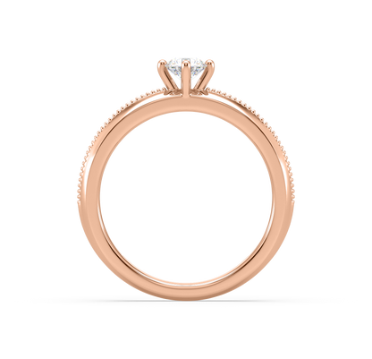 Diamond Ring for her in Rose Gold DRG22535