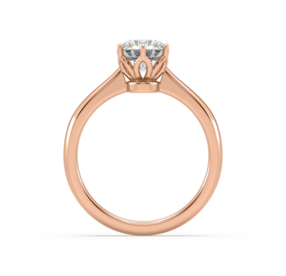 Diamond Ring for her in Rose Gold DRG22544