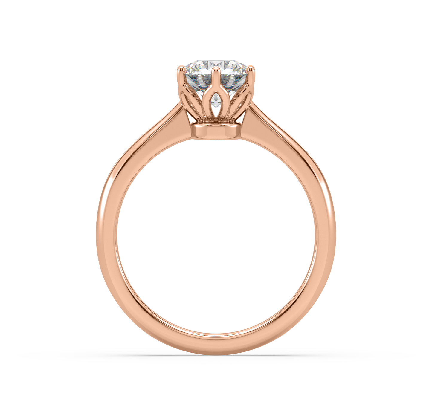 Diamond Ring for her in Rose Gold DRG22545