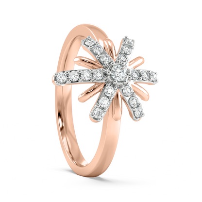 Diamond Ring for her in Rose Gold DRG22550