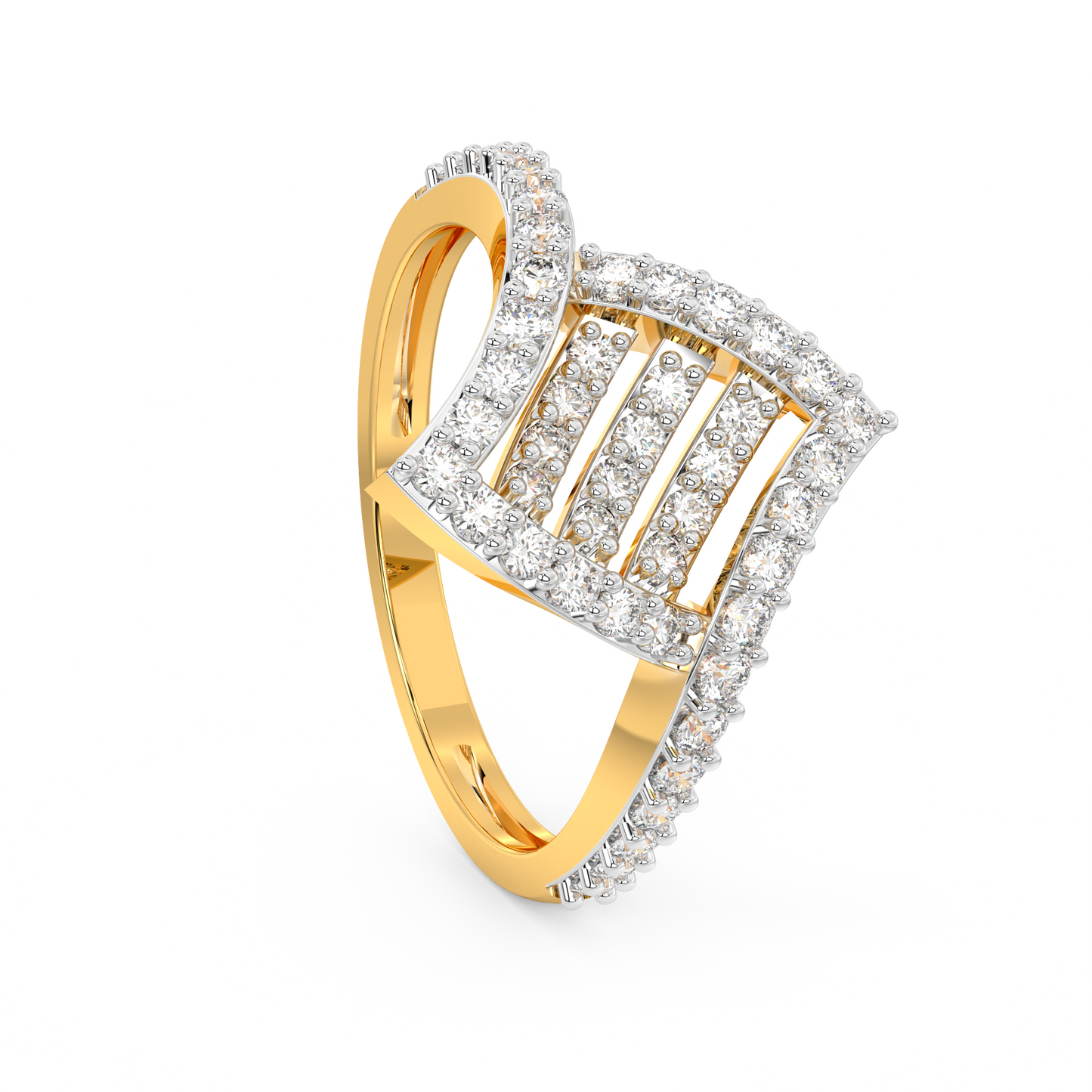 Diamond Ring for her in Yellow Gold DRG22556