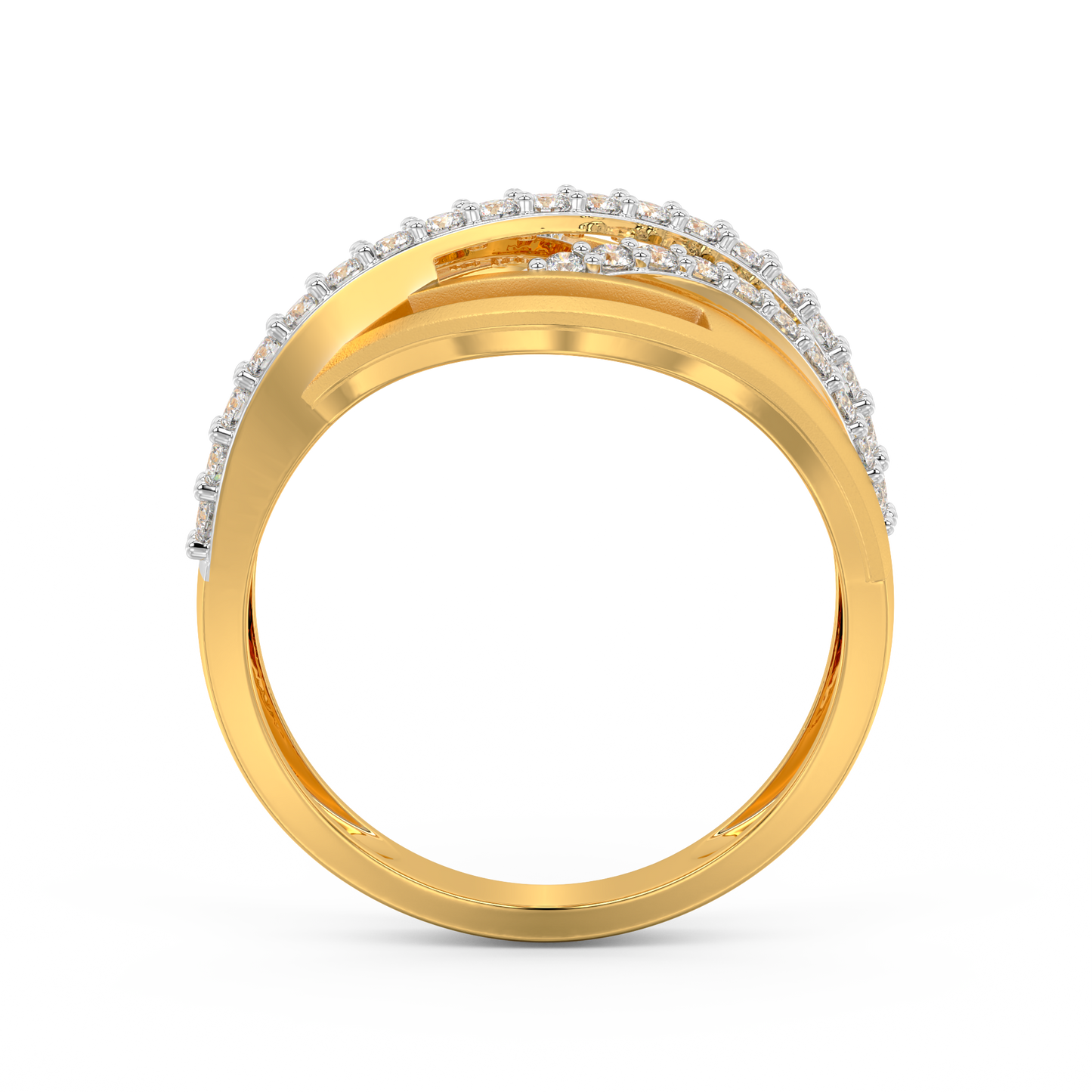 Diamond Ring for her in Yellow Gold DRG22558