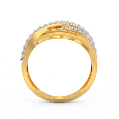 Diamond Ring for her in Yellow Gold DRG22558