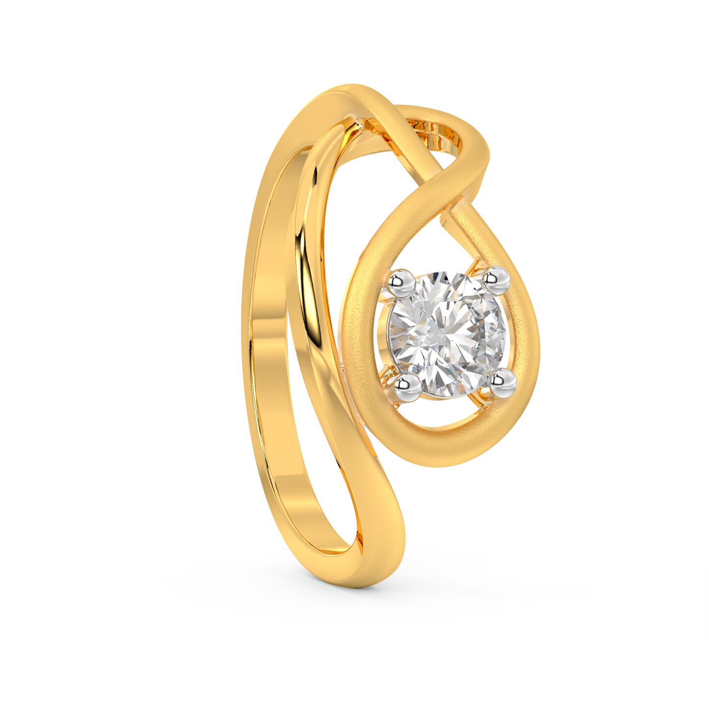 Diamond Ring for her in Yellow Gold DRG22559