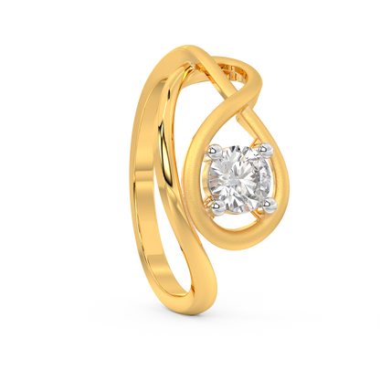 Diamond Ring for her in Yellow Gold DRG22559