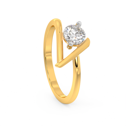 Diamond Ring for her in Yellow Gold DRG22560