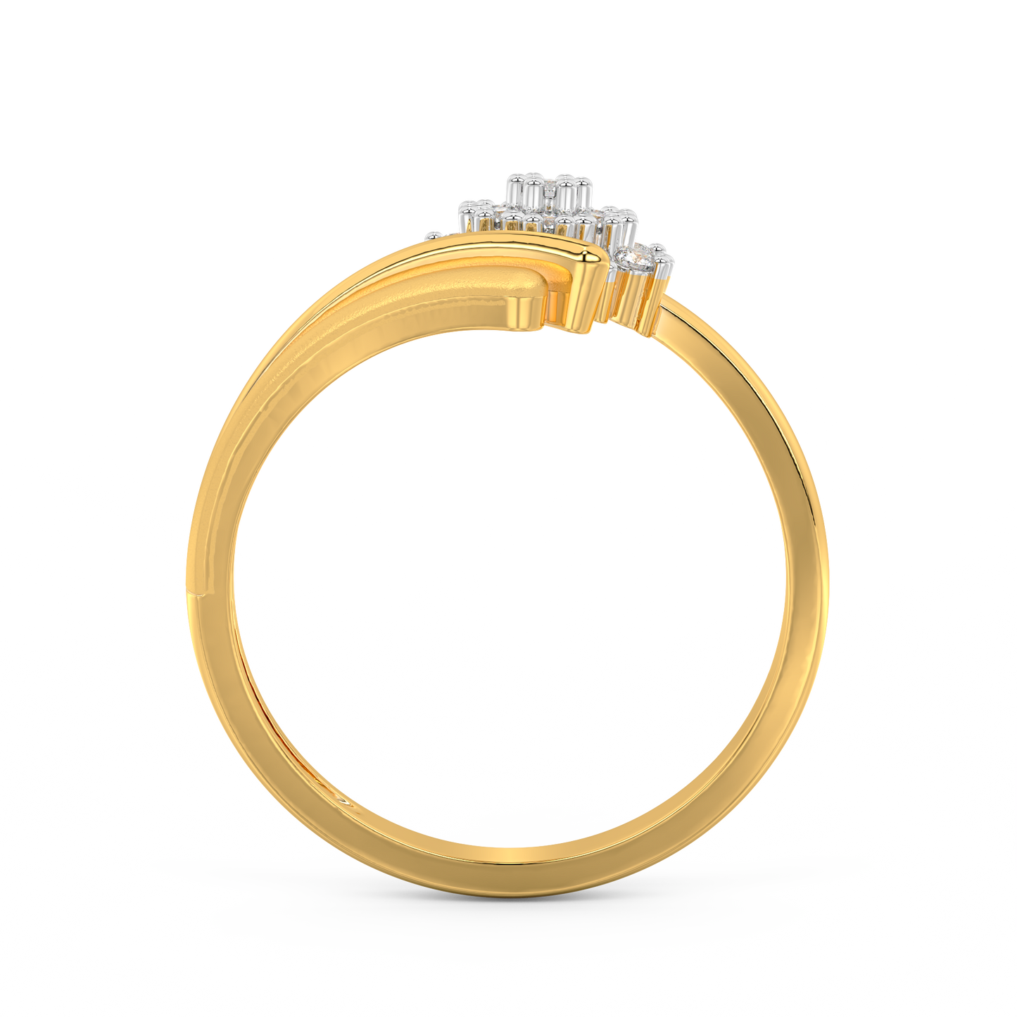 Diamond Ring for her in Yellow Gold DRG22561