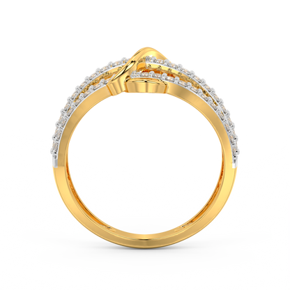 Diamond Ring for her in Yellow Gold DRG22562