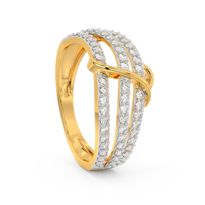 Diamond Ring for her in Yellow Gold DRG22562