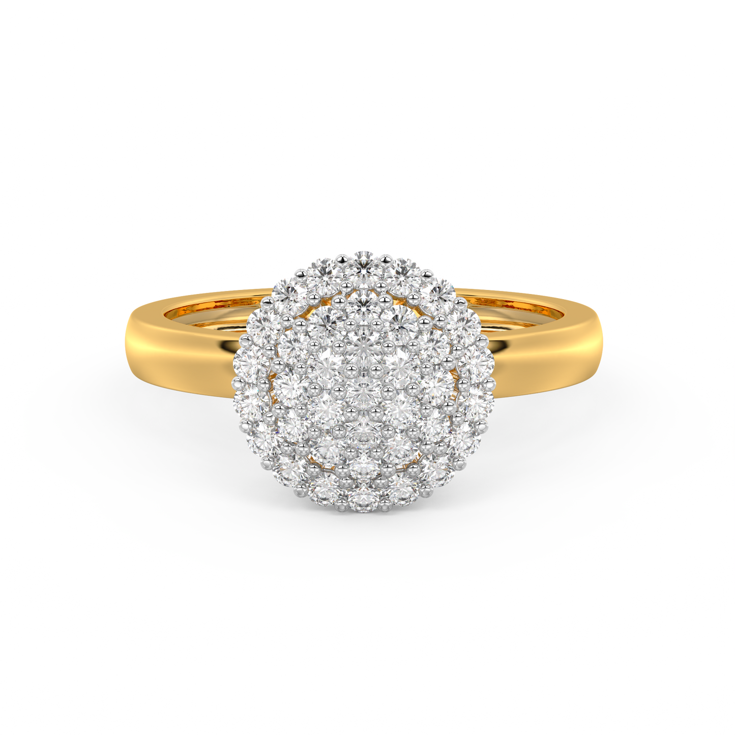 Diamond Ring for her in Yellow Gold DRG22563