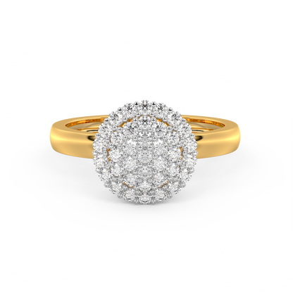 Diamond Ring for her in Yellow Gold DRG22563