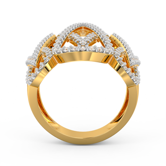 Diamond Ring for her in Yellow Gold DRG22566