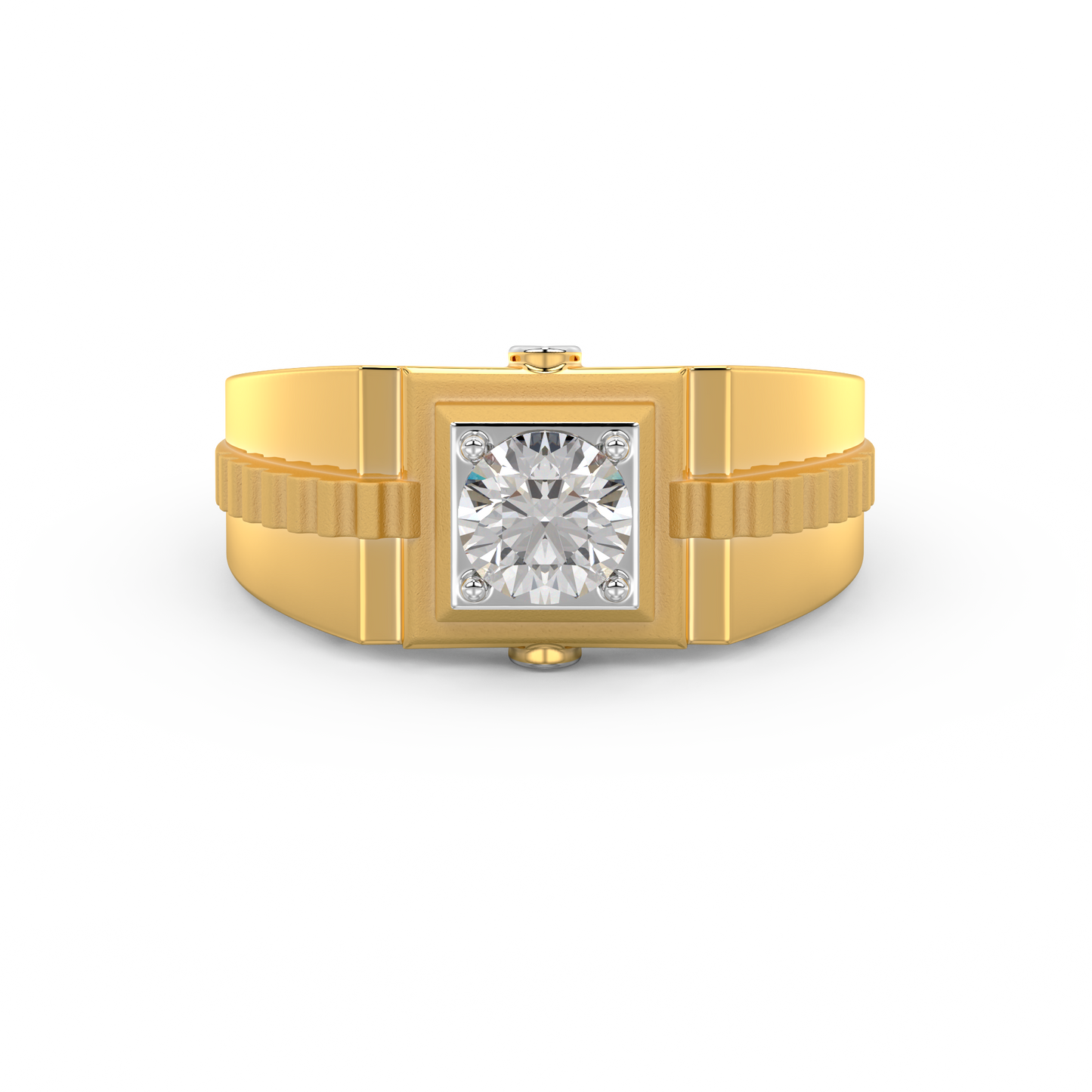 Diamond Ring for her in Yellow & White Gold DRG22570