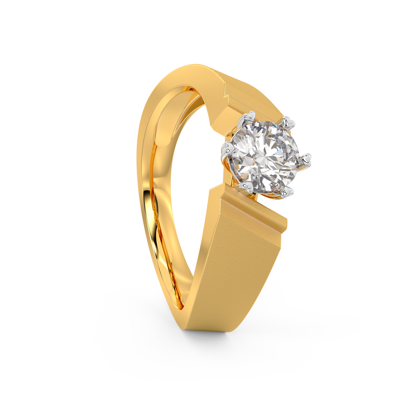 Diamond Ring for her in Yellow & White Gold DRG22571