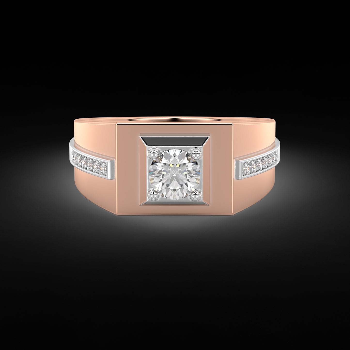 Diamond Ring for her in Rose & White Gold DRG22577