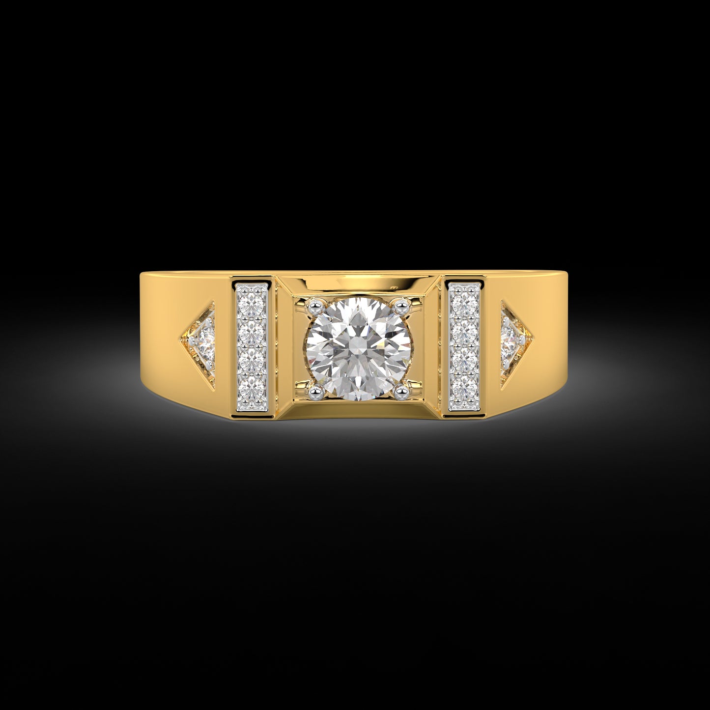 Diamond Ring for her in Yellow Gold DRG22578