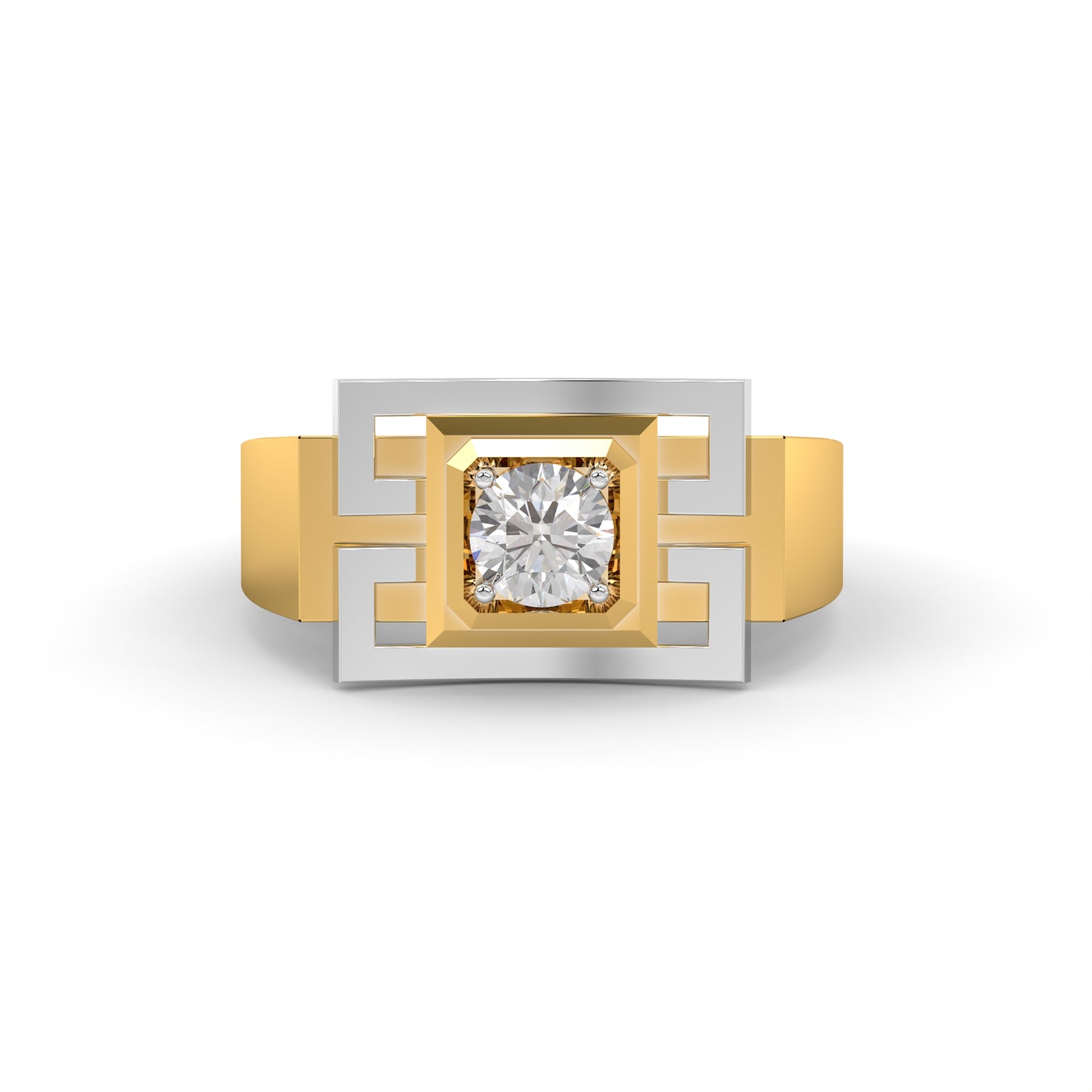 Diamond Ring for her in Yellow & White Gold DRG22583