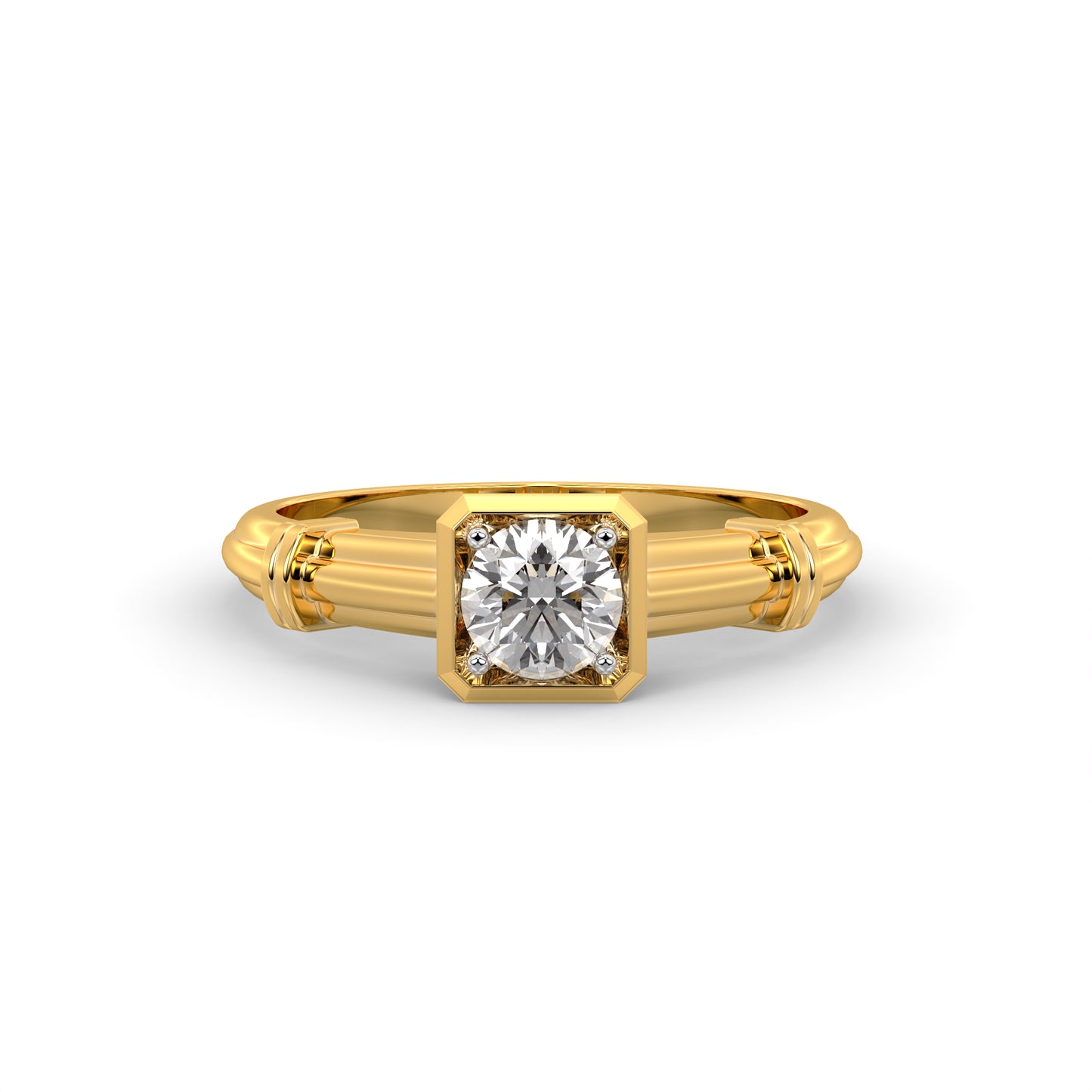 Diamond Ring for her in Yellow Gold DRG22602