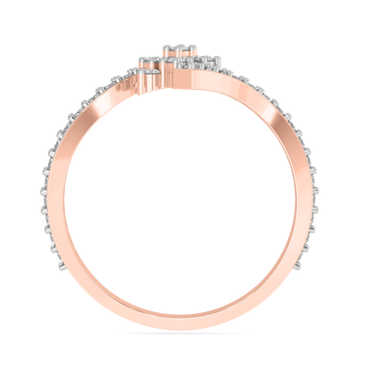 Diamond Ring for her in Rose Gold DRG22604