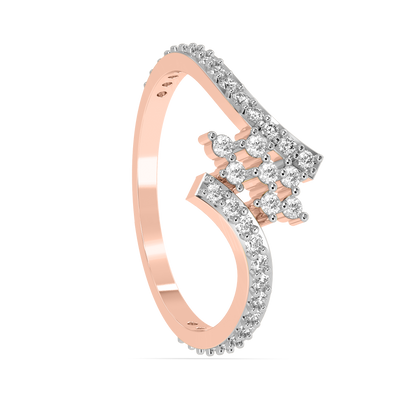 Diamond Ring for her in Rose Gold DRG22604