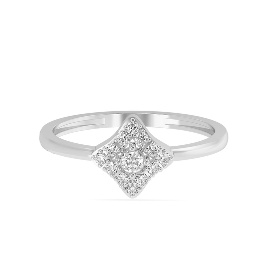 Diamond Ring for her in White Gold DRG22606