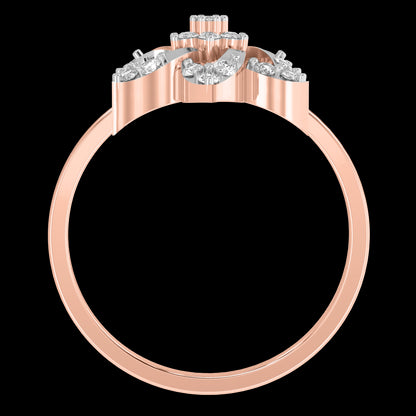 Diamond Ring for her in Rose Gold DRG22608