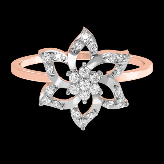 Diamond Ring for her in Rose Gold DRG22608