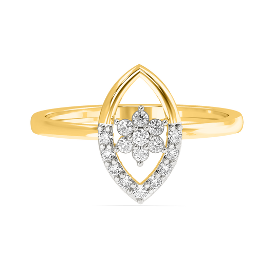 Diamond Ring for her in Yellow Gold DRG22612