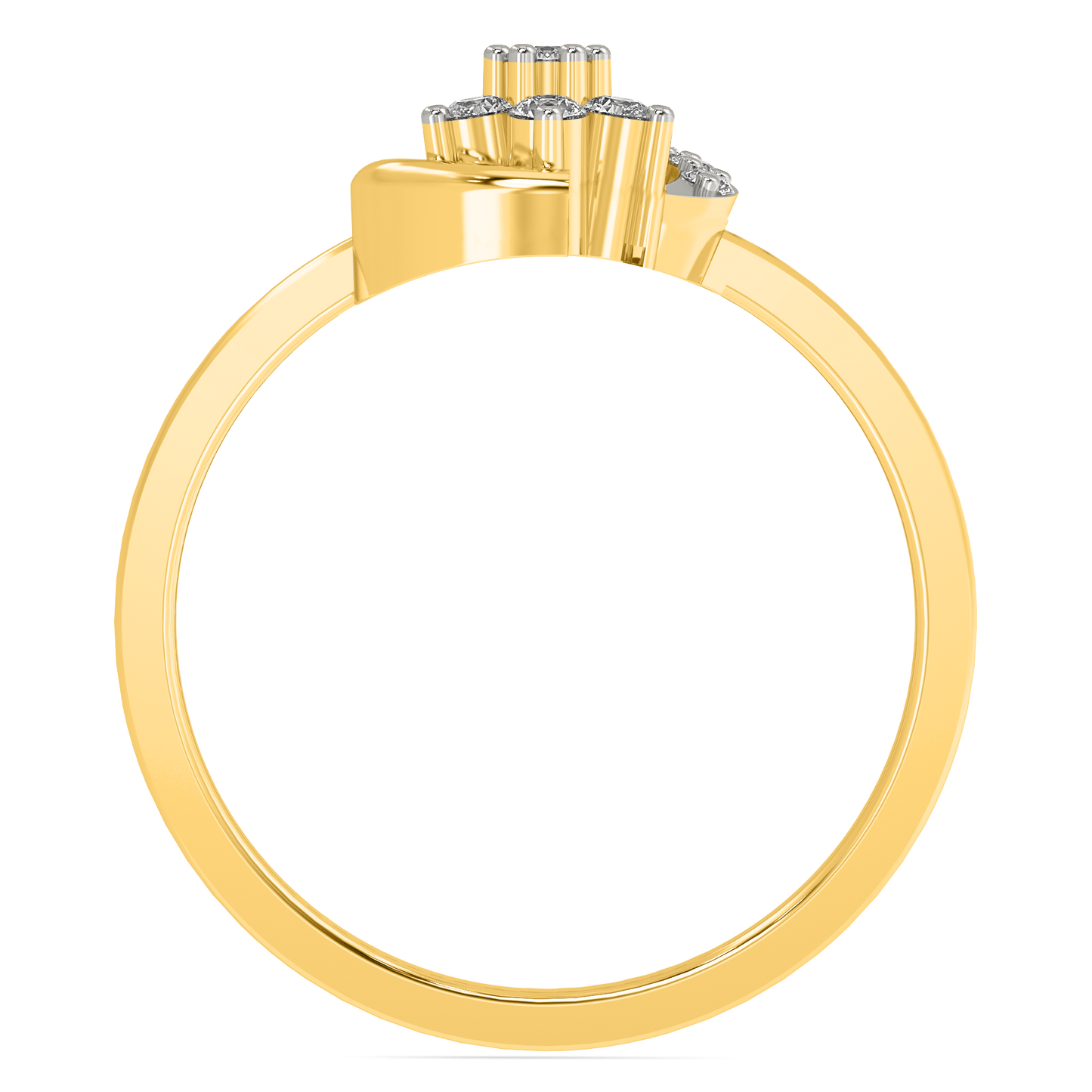 Diamond Ring for her in Yellow Gold DRG22614