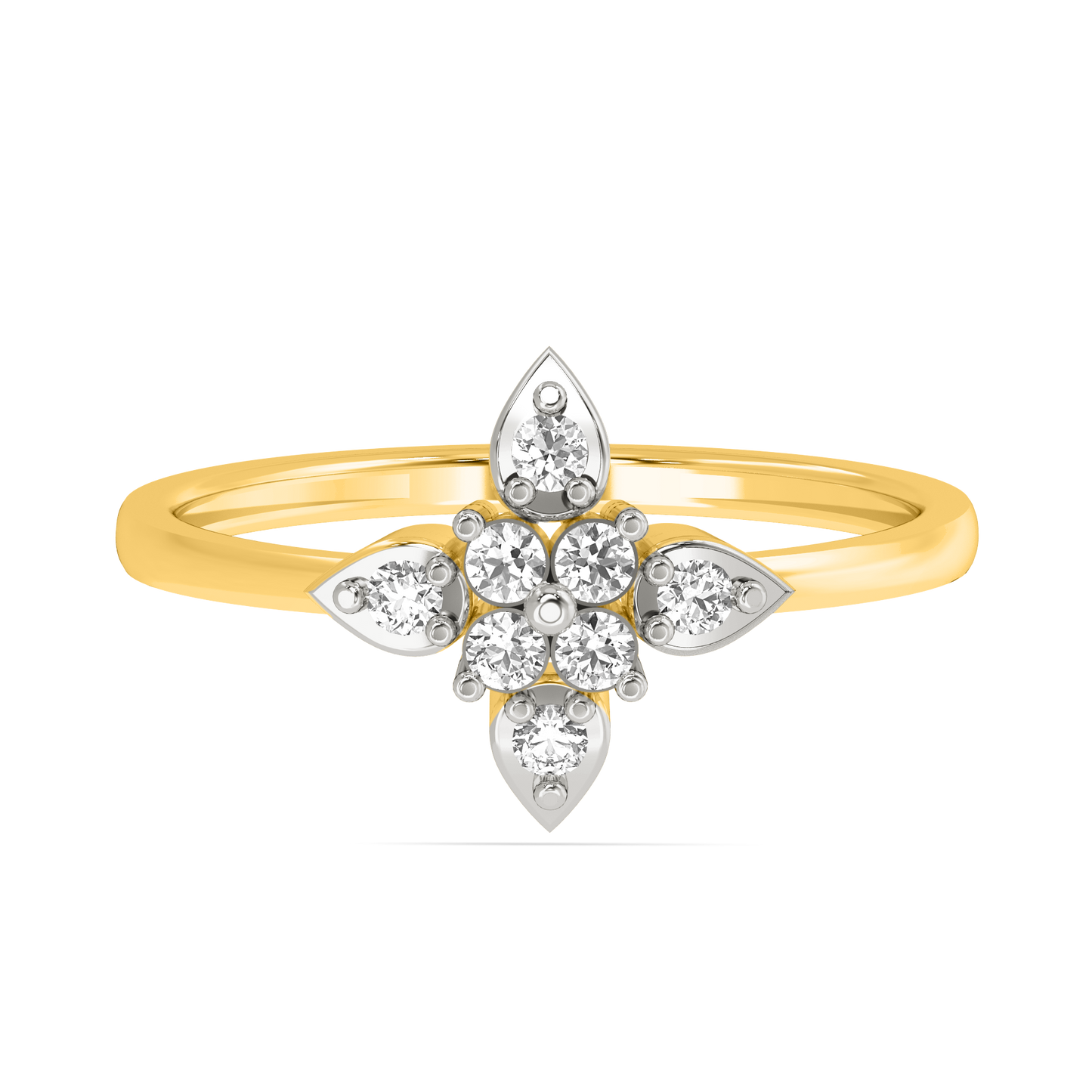 Diamond Ring for her in Yellow Gold DRG22616