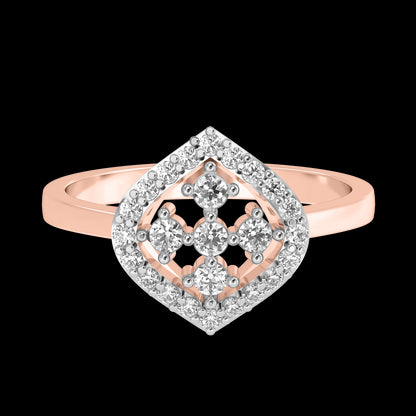 Diamond Ring for her in Rose Gold DRG22617