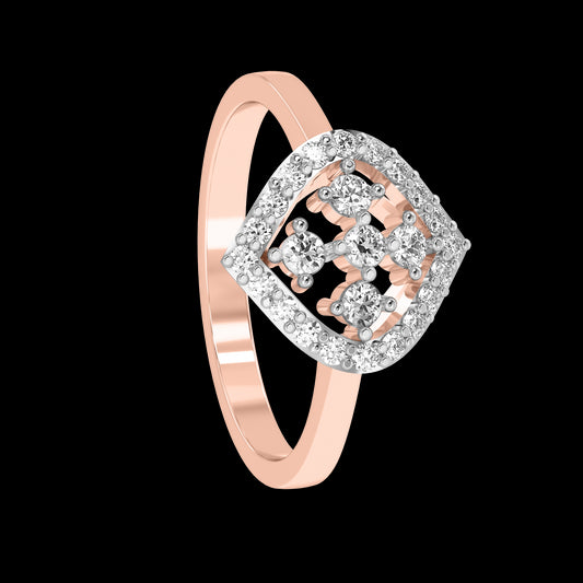 Diamond Ring for her in Rose Gold DRG22617