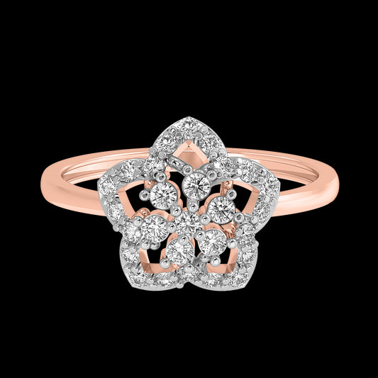 Diamond Ring for her in Rose Gold DRG22618