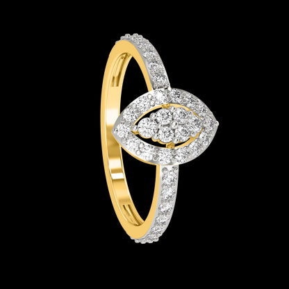 Diamond Ring for her in Yellow Gold DRG22619