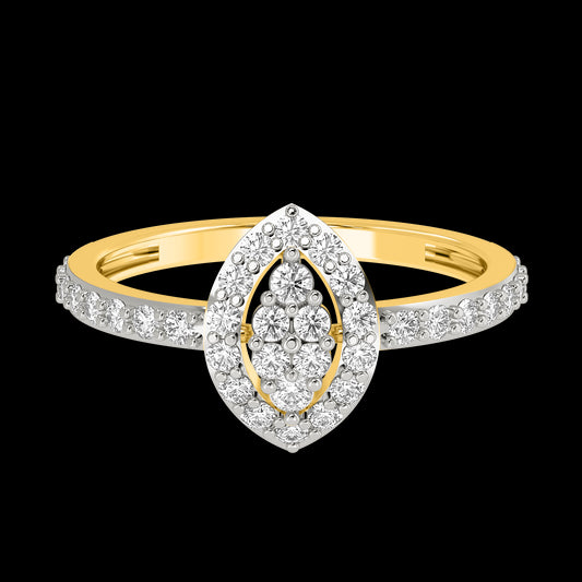 Diamond Ring for her in Yellow Gold DRG22619