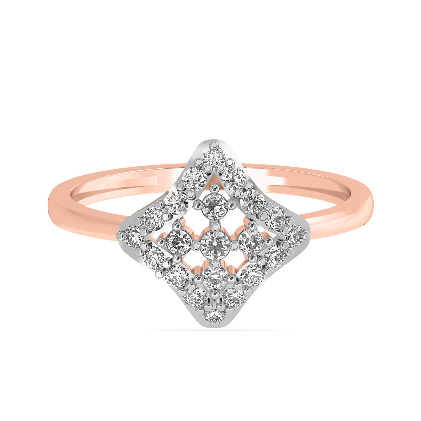 Diamond Ring for her in Rose Gold DRG22620