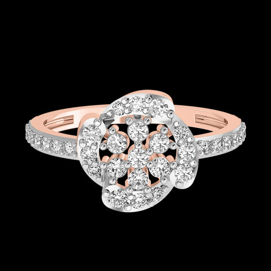 Diamond Ring for her in Rose Gold DRG22621