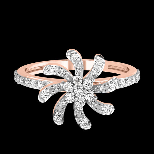 Diamond Ring for her in Rose Gold DRG22623