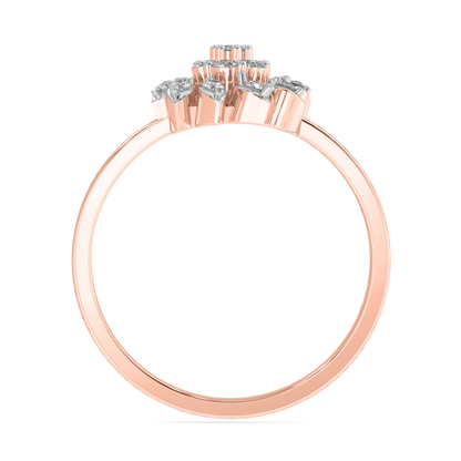 Diamond Ring for her in Rose Gold DRG22624