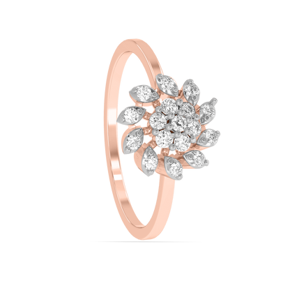 Diamond Ring for her in Rose Gold DRG22624