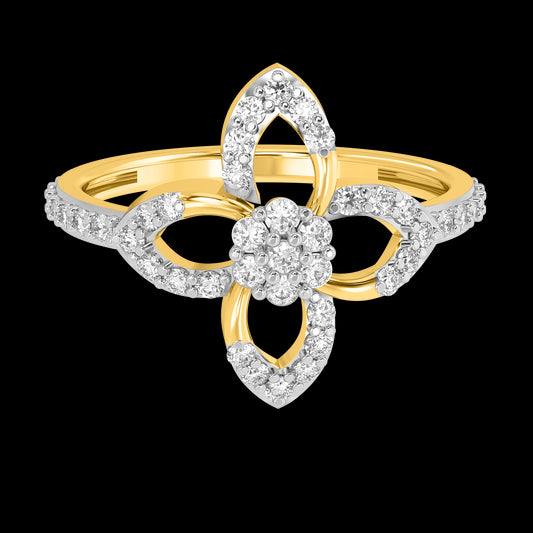 Diamond Ring for her in Yellow Gold DRG22629