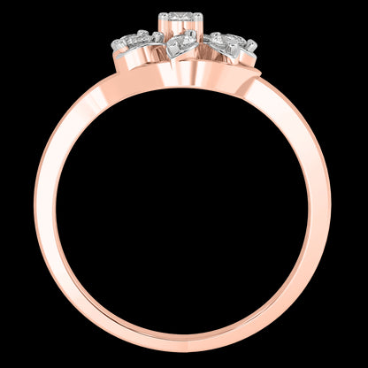 Diamond Ring for her in Rose Gold DRG22630