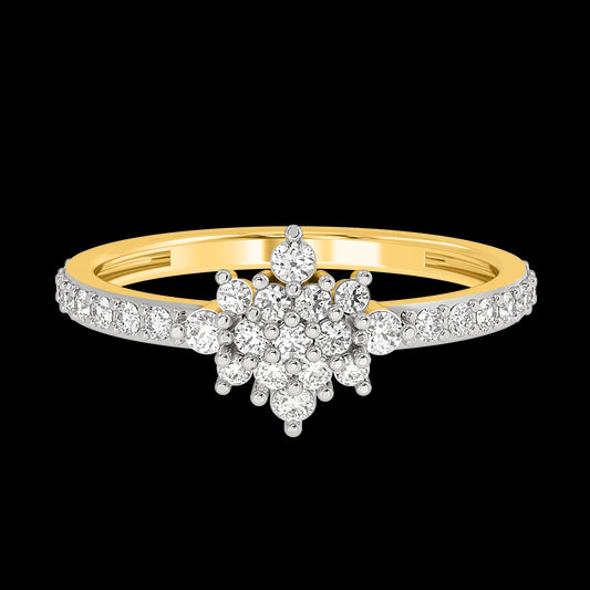 Diamond Ring for her in Yellow Gold DRG22631